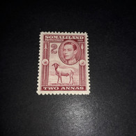 A5MIX4 SOMAILAND PROTETTORATO TWO ANNAS "XX" - Somaliland (Protectorate ...-1959)