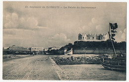 CPA - DJIBOUTI - Souvenir De ... Le Palais Du Gouverneur - Djibouti