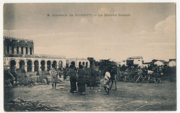 CPA - DJIBOUTI - Souvenir De ... Le Marché Djibouti - Gibuti