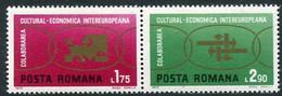 ROMANIA 1972 INTEREUROPA MNH / **.  Michel 3020-21 - Unused Stamps