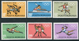 ROMANIA 1972 Olympic Games, Munich MNH / **  Michel 3012-17 - Ungebraucht