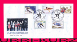 TRANSNISTRIA 2014 Sports Sochi Winter Olympics Slalom Biathlon Luge Figure Skating FDC Mint - Hiver 2014: Sotchi