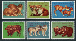 ROMANIA 1972 Young Wild Animals Used  Michel 3005-10 - Gebruikt