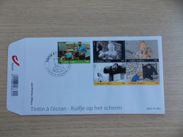 First Day Cover 2011 België  Kuifje Op Het Scherm / Tintin à L'écran   FDC P 1721 I - 2011-2014