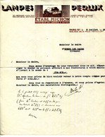 PARIS.FABRIQUE DE LAMPES D'AUTOS.Ets.MICHON.LAMPES PERLUX 100 RUE DE LA FOLIE MERICOURT - Electricidad & Gas