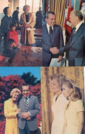 Nixon Richard Et Pat , Gérald Ford - Lot De 4 Cartes - Präsidenten