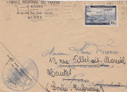 ALGER, Par Avion, 1943, Sur Enveloppe - Other & Unclassified