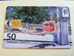 PORTUGAL   CHIPCARD  50 Units Man In Hangmat       Nice  Fine Used      **3704** - Portugal