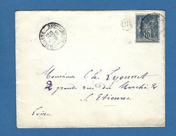 BOUCHES DU RHONE PELISSANNE N°90 AVEC OR ORIGINE RURALE - 1877-1920: Periodo Semi Moderno