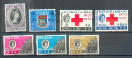 B103 - HK - YT 175 * - 190 à 193 * - 210 Et 211 * - Unused Stamps