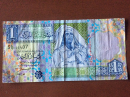 LIBIA LIBYA 1 DINAR CIRCULATED - Libya