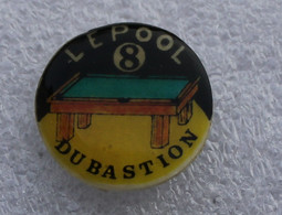 Pin's Billard Le Pool 8  Du Bastion - Billard