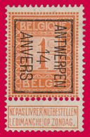 PREO Typo N°44 - Position B " ANTWERPEN 14 ANVERS" - Typo Precancels 1912-14 (Lion)