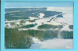12----Pistes De Ski De LAGUIOLE--vue Générale De La Station Vue Du Puy Du Roussillon---voir 2 Scans - Laguiole