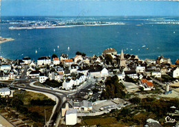 Larmor Plage * Vue Générale Aérienne Du Centre * Vue Sur Port Louis Au Fond - Larmor-Plage