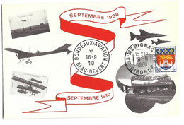 SEPTEMBRE 1980 SEPTEMBRE 1910  Bordeaux Aviation - Andere & Zonder Classificatie