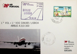 1989 Senegal TAP First Flight Dakar - Lisbon - Senegal (1960-...)