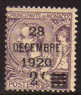 Monaco (1921) -Bapteme De La Princesse Antoinette 2 F..  -   Neuf * - MH - Neufs