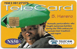 Namibia - Telecom Namibia - Ethnic Tribes - Herero, 01.1999, 50$, Used - Namibia