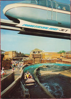 CP Brühl Phantasialand Jet Monorail Wildwasserbahn Und Westernstadt Im Hintergrund Pretpark Fun Theme Park CPA - Bruehl