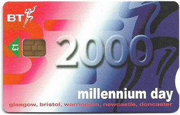 UK - BT (Chip) - PRO516 - BCI-110 - BT Call Centres, Millennium Day, £1, 8.800ex, Mint - BT Werbezwecke