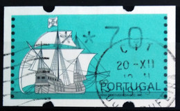 PORTUGAL                    DISTRIBUTEUR  6                       OBLITERE - Maschinenstempel (EMA)