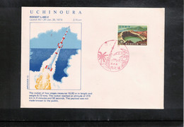 Japan 1973 Space / Raumfahrt UCHINOURA Launch Of The Rocket L - 4SC - 2 Interesting Letter - Azië