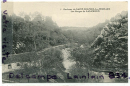 - 1 - Environs De St - SULPICE Les Feuilles - ( Hte-Vienne ), Les Gorges Las Croux, épaisse, TTBE, Scans. - Saint Sulpice Les Feuilles