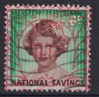 UK (I.B.) National Savings Stamp 1960 Princess Anne 6d - Fine Used - Postage Paid And Normal Cancel - Cinderelas