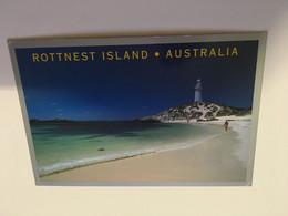 (V25) Australia - WA - Rottnest Island (with Lighthouse) (with Seadragon Stamp) - Autres & Non Classés