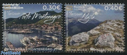 Montenegro 2014 Tourism 2v, (Mint NH), Transport - Ships And Boats - Various - Tourism - Sport - Mo.. - Climbing