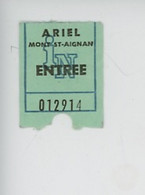 Mont Saint Aignan : Cinéma "Ariel" Ticket - Mont Saint Aignan