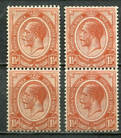 South Africa Südafrika Union Mi# 4 Postfrisch/MNH - KGV, Definitives Pair Right And Turned Watermark - Nuevos