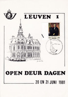Feuillet 2001 Leuven 1 Open Deur Dagen - Altri & Non Classificati