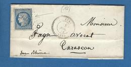 BOUCHES DU RHONE ALLEINS N°60 Obl GC 6015 En 1873 - 1849-1876: Klassik