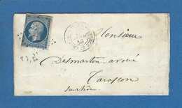 BOUCHES DU RHONE CHATEAURENARD N°14 Obl PC 773 1859 - 1849-1876: Klassieke Periode