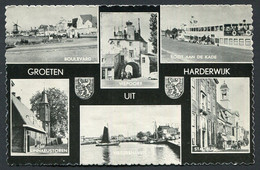 Groeten Uit Harderwijk - Boulevard - Linnaeustoren .  -  Used ,2 Scans For Condition. (Originalscan !! ) - Harderwijk