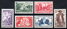 MARTINIQUE - YT N° 161 à 166 - Neufs * - MH - Cote: 15,50 € - Unused Stamps
