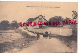 16 - MANSLE - ROUTE DE SAINT GROUX ET L' ABATTOIR-EDITEUR NOUVELLES GALERIES   - CHARENTE - Mansle