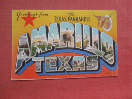 Greetings  Texas Panhandle Amarillo  Texas > Amarillo Ref 4475 - Amarillo