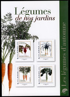 France 2019 - Collector 4 Timbres Adhésifs - Légumes De Nos Jardins - Automne - Lettre Verte - Collectors