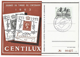 Journée Du Timbre - Centilux - 1952 - FSPL - Franking Machines (EMA)