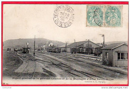 CPA 21 Aspect Général De La Gare Des LAUMES Et De La Montagne D' Alise Sainte Anne ( D100 ) - Venarey Les Laumes