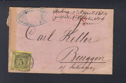 Baden Rechnung 1854 Freiburg Nach Beuggen - Lettres & Documents