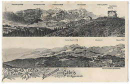 Panoramas Vom GÄBRIS: 2-Bild-AK 1907 - Otros & Sin Clasificación