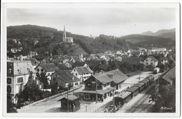 ADLISWIL: Bahnhof Mit Zug 1931 - Adliswil