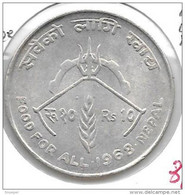 Nepal 10 Rupee VS2035  = 1968  Km 794  Unc Catalog Val 50$ - Népal