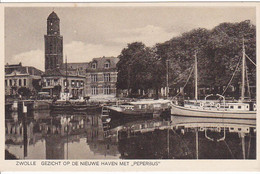 Zwolle Nieuwe Haven Met Peperbus Schip K1516 - Zwolle