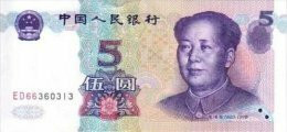 China 5 Yuan 1999 Pick 897 UNC - China