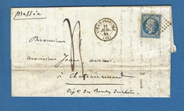 BOUCHES DU RHONE AIX EN PROVENCE N° 14 TAXER 4 1859 - 1849-1876: Période Classique